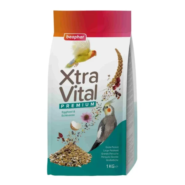 Beaphar XtraVital премиум храна за средни папагали 1 кг