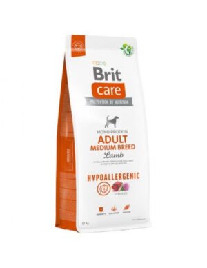 Brit Care Adult Medium Lamb Hypoallergenic - Хипоалергенна храна с агне и ориз