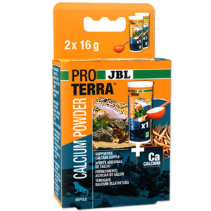 JBL ProTerra Calcium Powder – Калций на прах за всички видове влечуги и земноводни 2х25мл