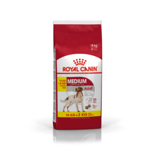 Royal Canin- MEDIUM ADULT 15+3 Храна за израстнали кучета от средни породи, над 12м 15кг