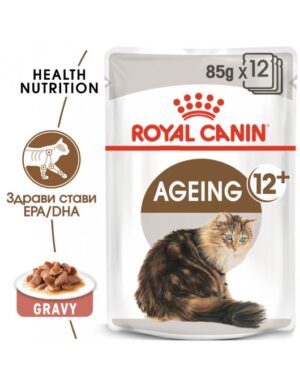 Royal Canin- AGEING 12+- паучове за котки над 12 години 85 гр