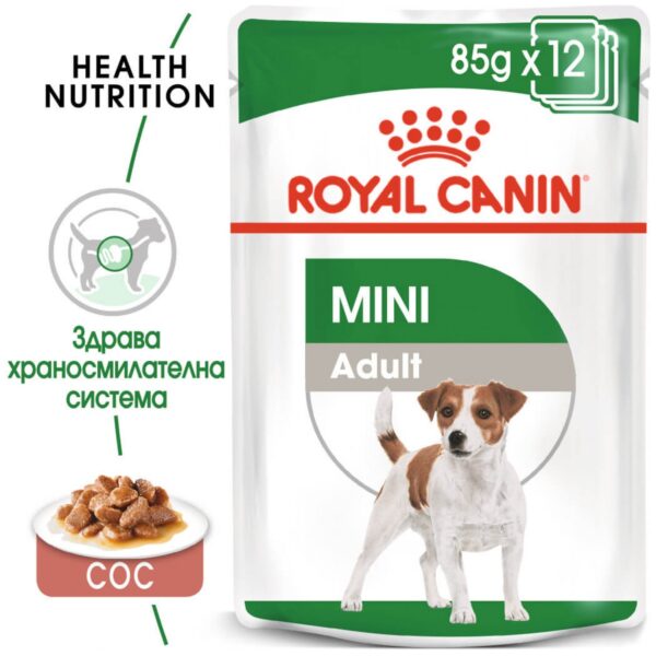 Royal Canin- Mini Adult Pouch за кучета в зряла възраст от дребните породи 85гр