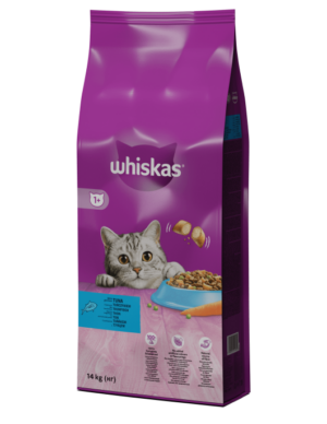 Whiskas 14 кг. суха храна за котки, всички видове