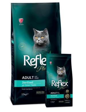 Reflex Plus Sterilised Chicken Adult Cat - Пълноценна храна за израснали кастрирани котки с пилешко