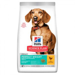 HILL`S DOG Perfect Weight Small & Mini - Храна с пилешко за кучета от малките породи с наднормено тегло