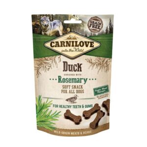 CARNILOVE DUCK ROSEMARY SOFT SNACK - ЛАКОМСТВО ЗА КУЧЕ С ПАТИЦА И РОЗМАРИН ЗА ЗДРАВИ ЗЪБИ И ВЕНЦИ