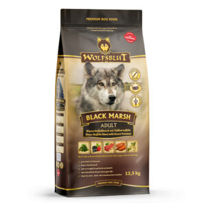 WOLFSBLUT Black Marsh Adult Grain free - Суха храна БЕЗ ЗЪРНО с месо от воден бивол и сладки картофи 12.5кг