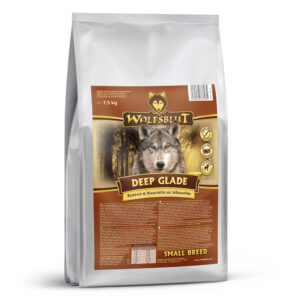 WOLFSBLUT DEEP GLADE SMALL BREED GRAIN FREE - Суха храна БЕЗ ЗЪРНО за кучета от дребни породи с Месо от благороден елен и воден бивол със сладки картофи 7.5 кг