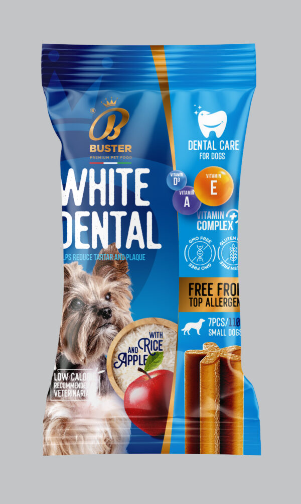 Buster White Dental Sticks 110gr - Дентален стик 110гр - Image 3