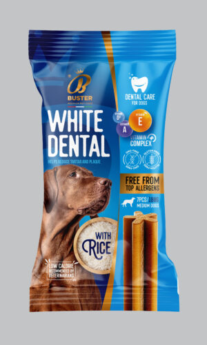 Buster White Dental Sticks 180gr - Дентален стик без месо 180гр