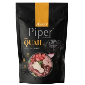 Piper Adult Dog пауч за кучета с пъдпъдък и боровинки 500 г