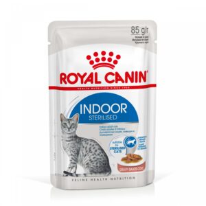 Royal Canin Indoor Sterilised Pouch Gravy - Пауч за кастрирани котки отглеждани на закрито 85гр