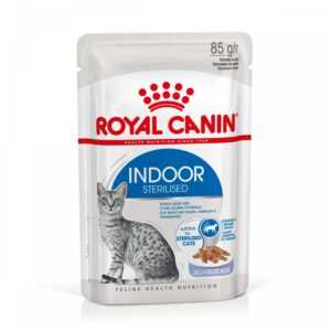 Royal Canin Indoor Sterilised Pouch Jelly - Пауч за кастрирани котки отглеждани на закрито 85гр