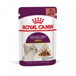 Royal Canin Sensory Smell Gravy- Пауч риба и рибни продукти сос за котки в зряла възраст 85гр