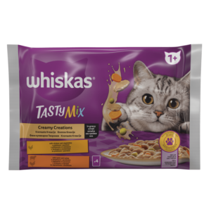 Whiskas Tasty Creamy Creations Pouch - Паучове за котка Кремообразни ястия 4х85гр