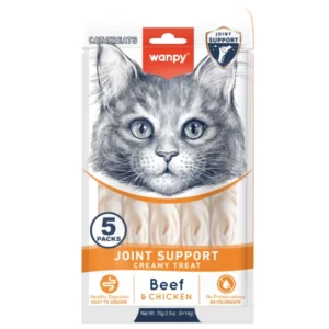 Wanpy Cat Joint Support кремообразно лакомство за котки за здрави стави 5х14 г